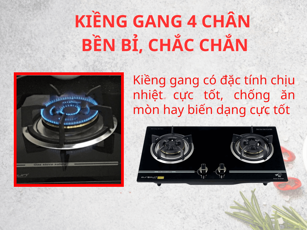 Bếp Gas Eurosun EU-GA281