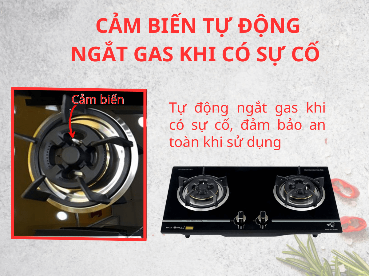 Bếp Gas Eurosun EU-GA281