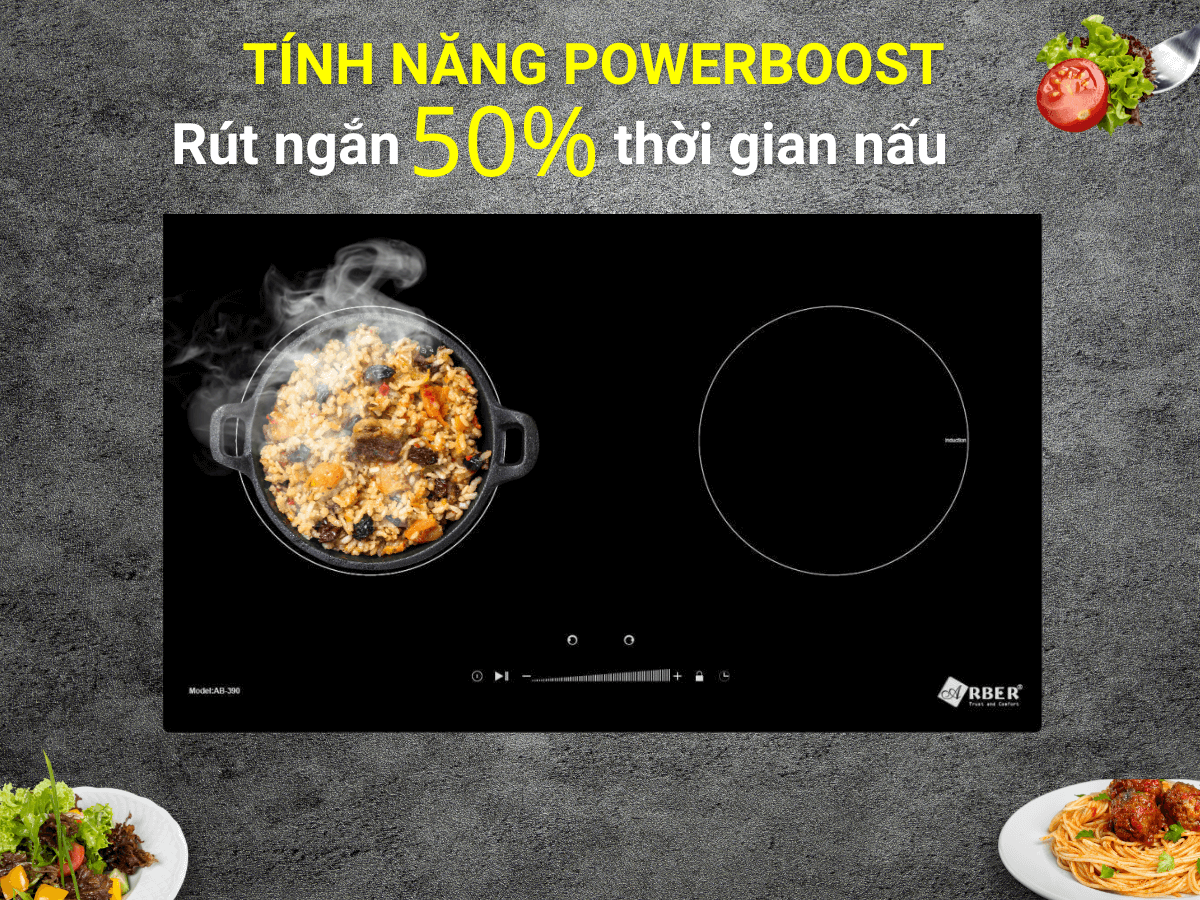 Bếp từ 2 vùng nấu Arber AB-390