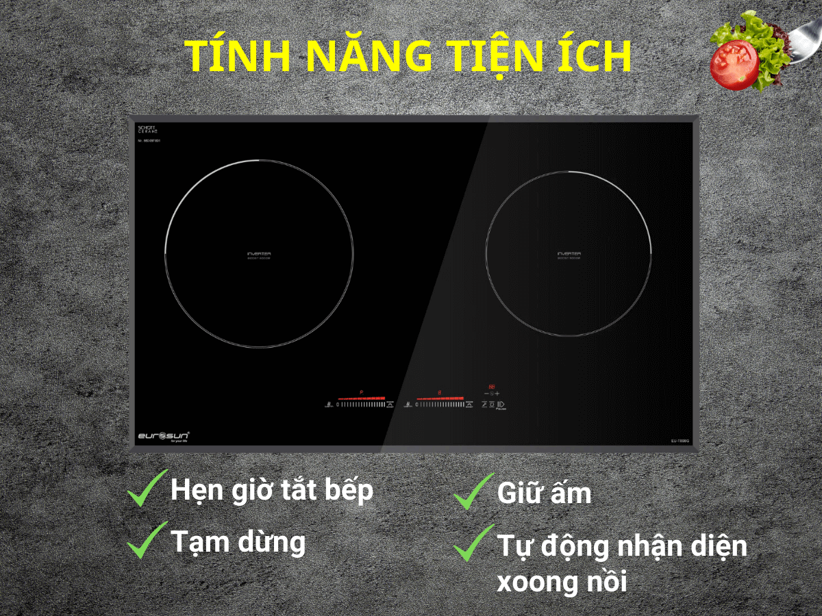 Bếp từ Eurosun EU-T898G