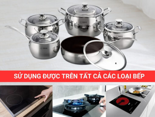 bộ nồi inox arber ab06cc (2) bộ nồi inox arber ab06cc