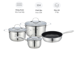 Bộ nồi inox Arber AN04I