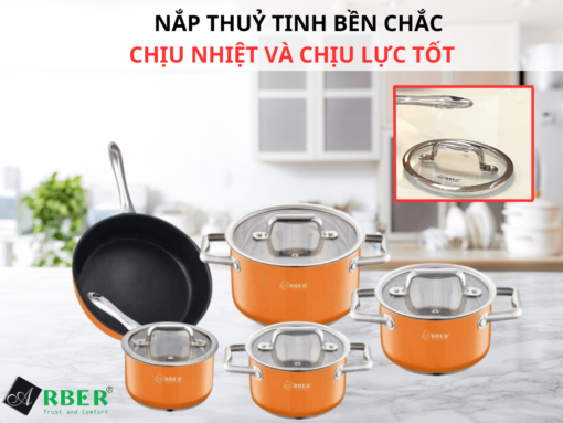 Bộ nồi inox Arber AN05SMC