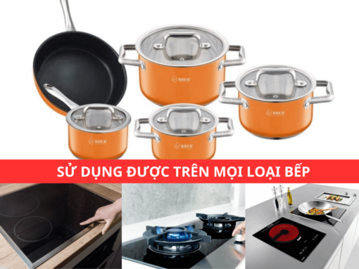 Bộ nồi inox Arber AN05SMC