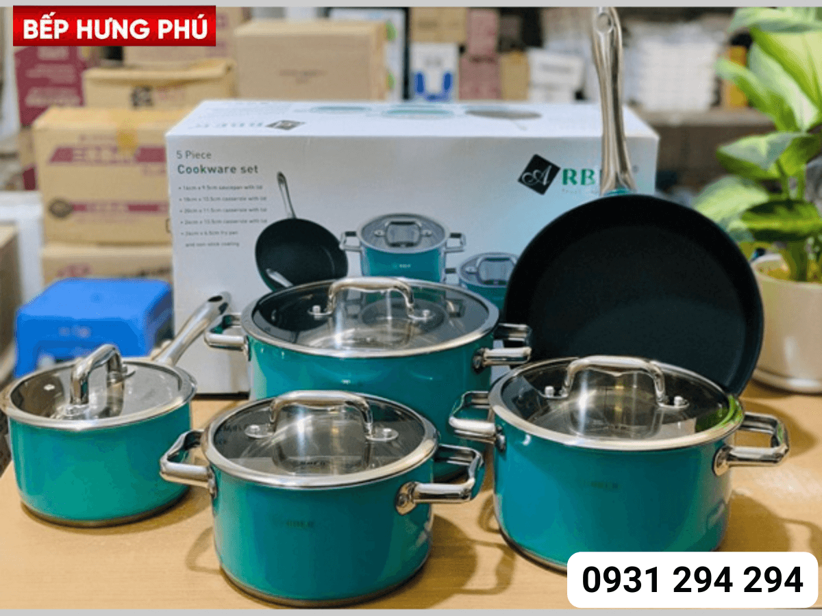 Bộ nồi inox Arber AN05SMDT