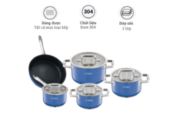 Bộ nồi inox Arber AN05SMNB