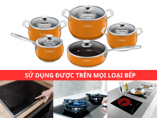 Bộ nồi inox Arber AN06SMC