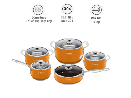 Bộ nồi inox Arber AN06SMC
