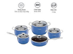 Bộ nồi inox Arber AN06SMNB
