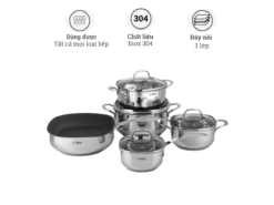 Bộ nồi inox Arber Natural