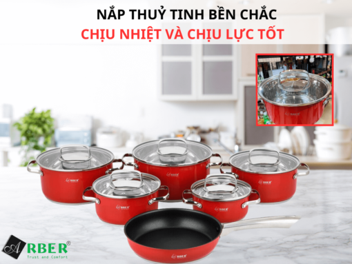 Nắp thuỷ tinh bền chắc, chịu nhiệt và chịu lực tốt