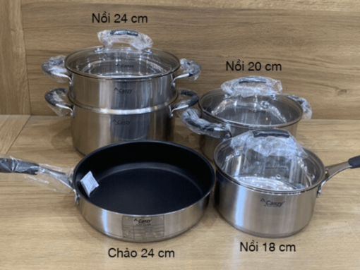 Bộ nồi Inox Canzy CZ 899