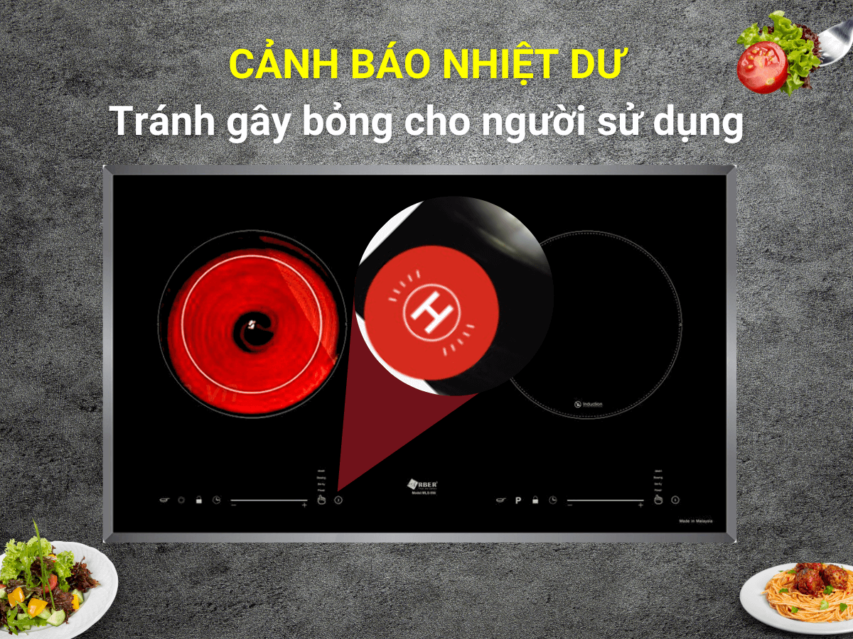 Bếp điện từ 2 vùng nấu Arber MLS-556