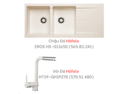 Combo chậu vòi Hafele-G10