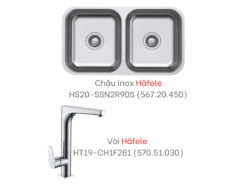 Combo chậu vòi Hafele-G12