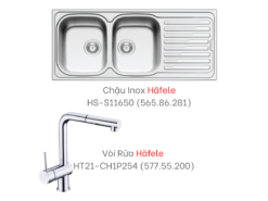 Combo chậu vòi Hafele-G13