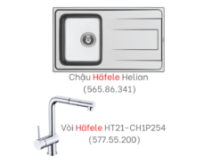 Combo chậu vòi Hafele-G14