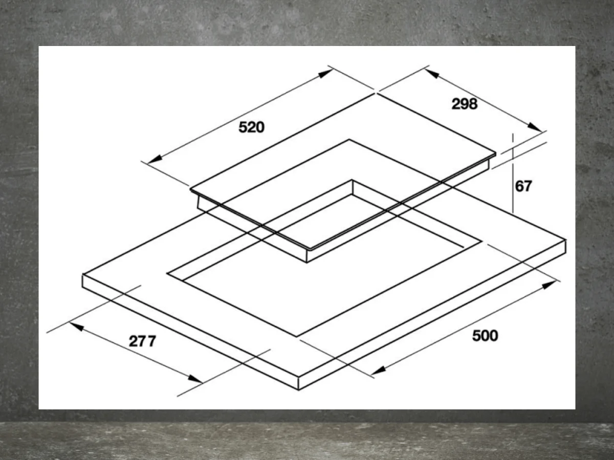 Bếp điện Domino Hafele HC-R302D (536.61.670)