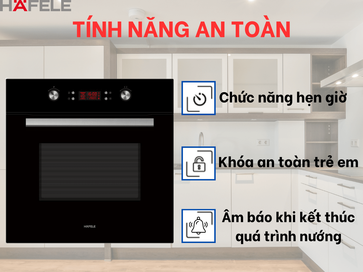 Lò nướng âm tủ Hafele HO-2KT65A (538.61.441)