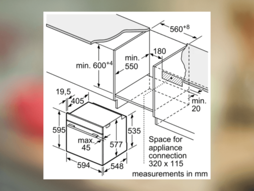 Lò nướng âm tủ Serie 8 Bosch HMH.HBG6764S6B