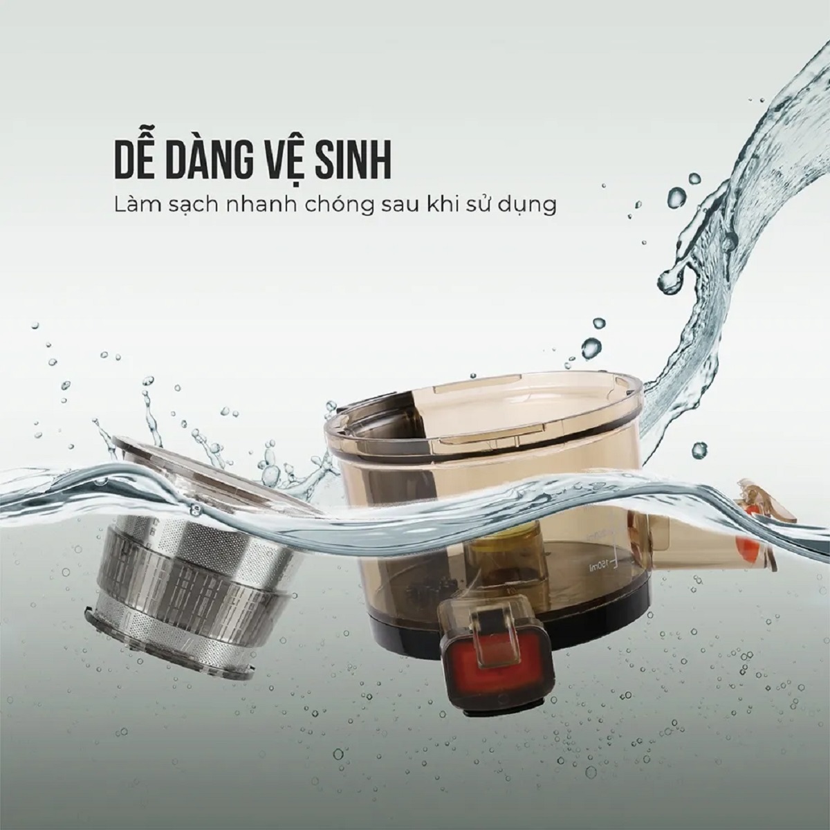 Dễ dàng vệ sinh tháo lắp