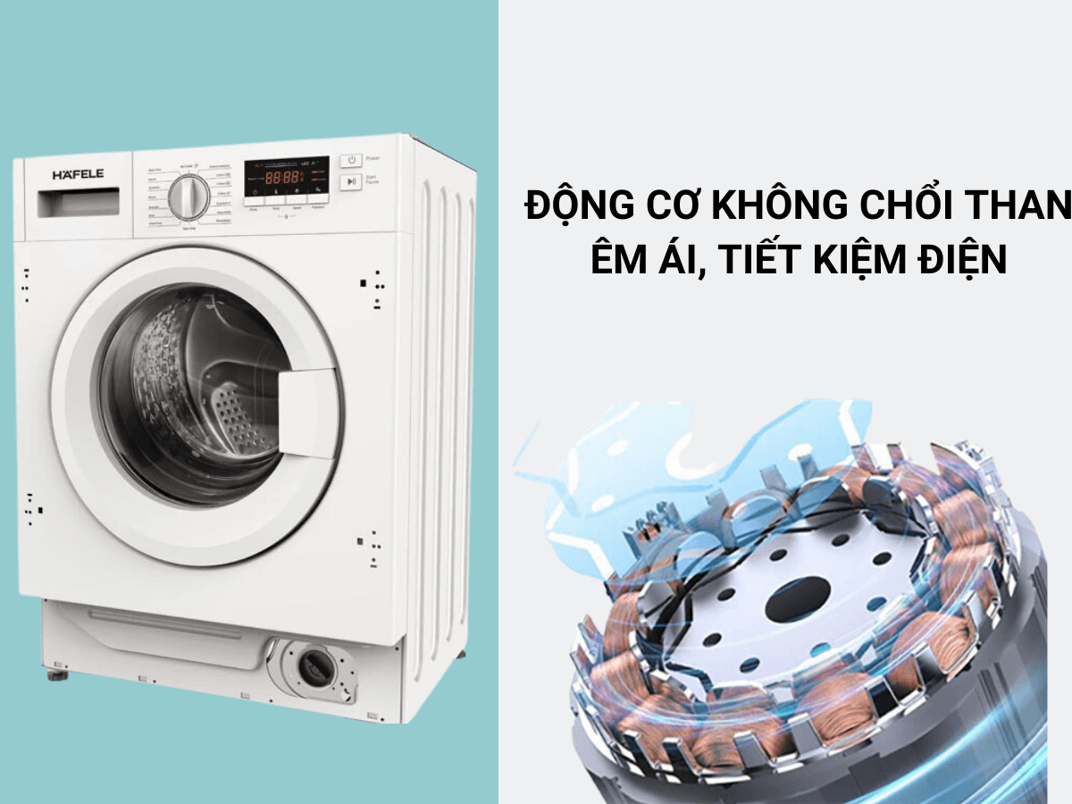 Máy giặt Hafele 8Kg HW-B60A (538.91.080)