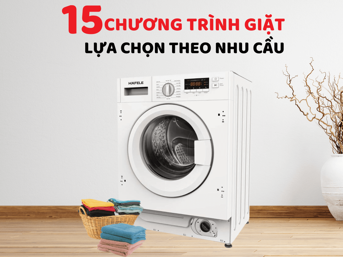 Máy giặt Hafele 8Kg HW-B60A (538.91.080)