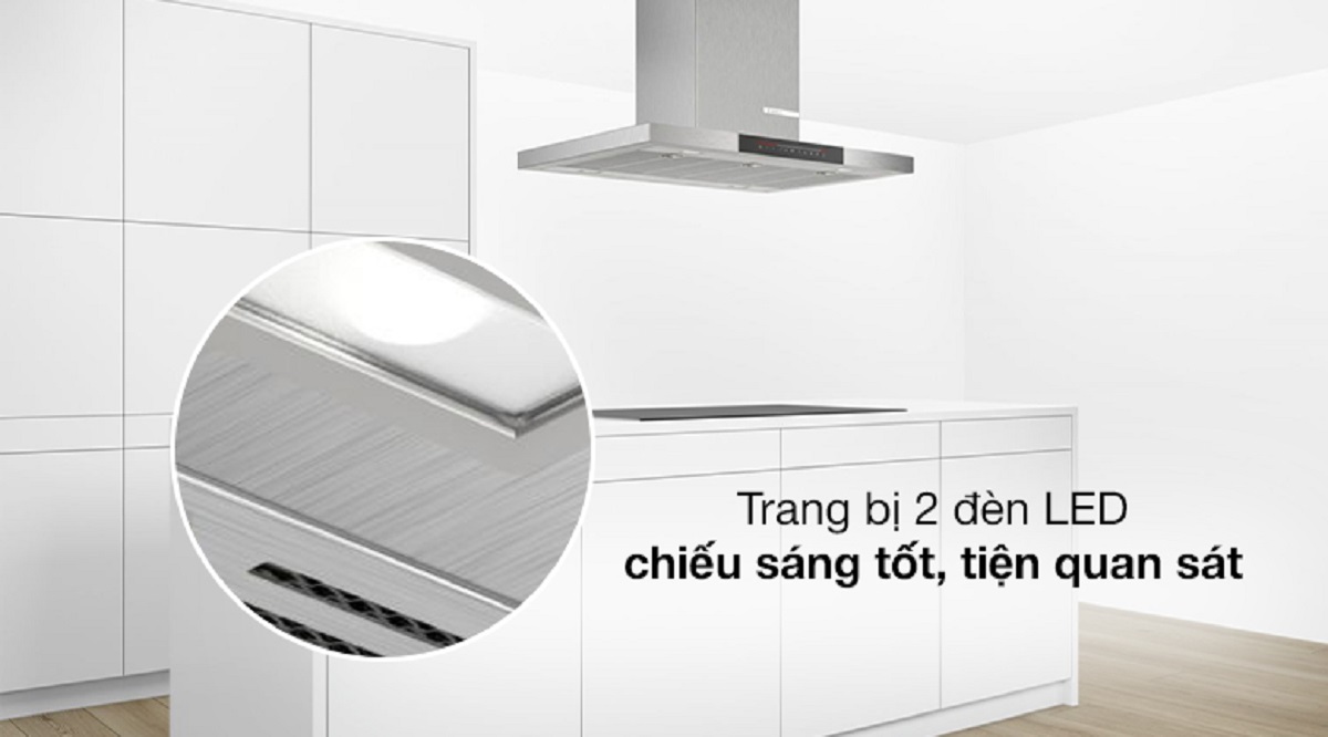 Trang bị 2 đèn Led chiếu sáng tốt, tiết kiệm điện