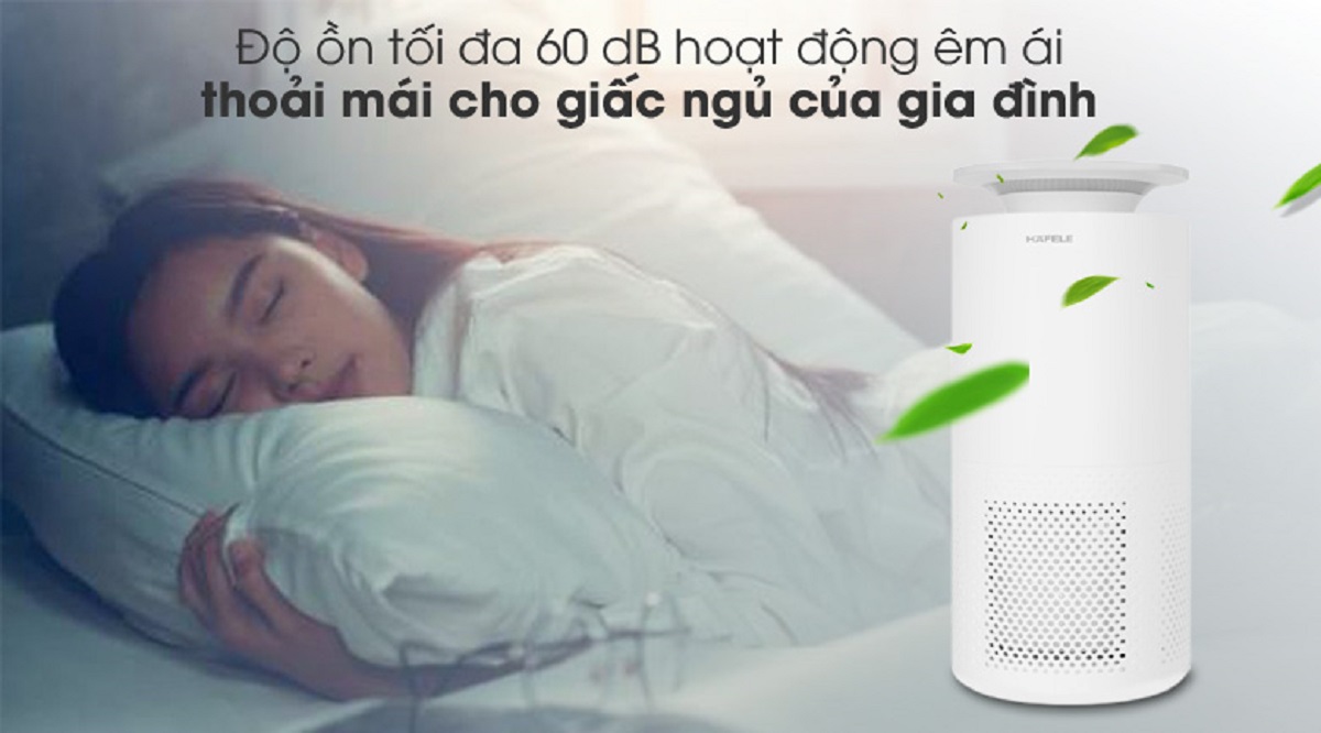 Hoạt động êm ái, độ ồn thấp