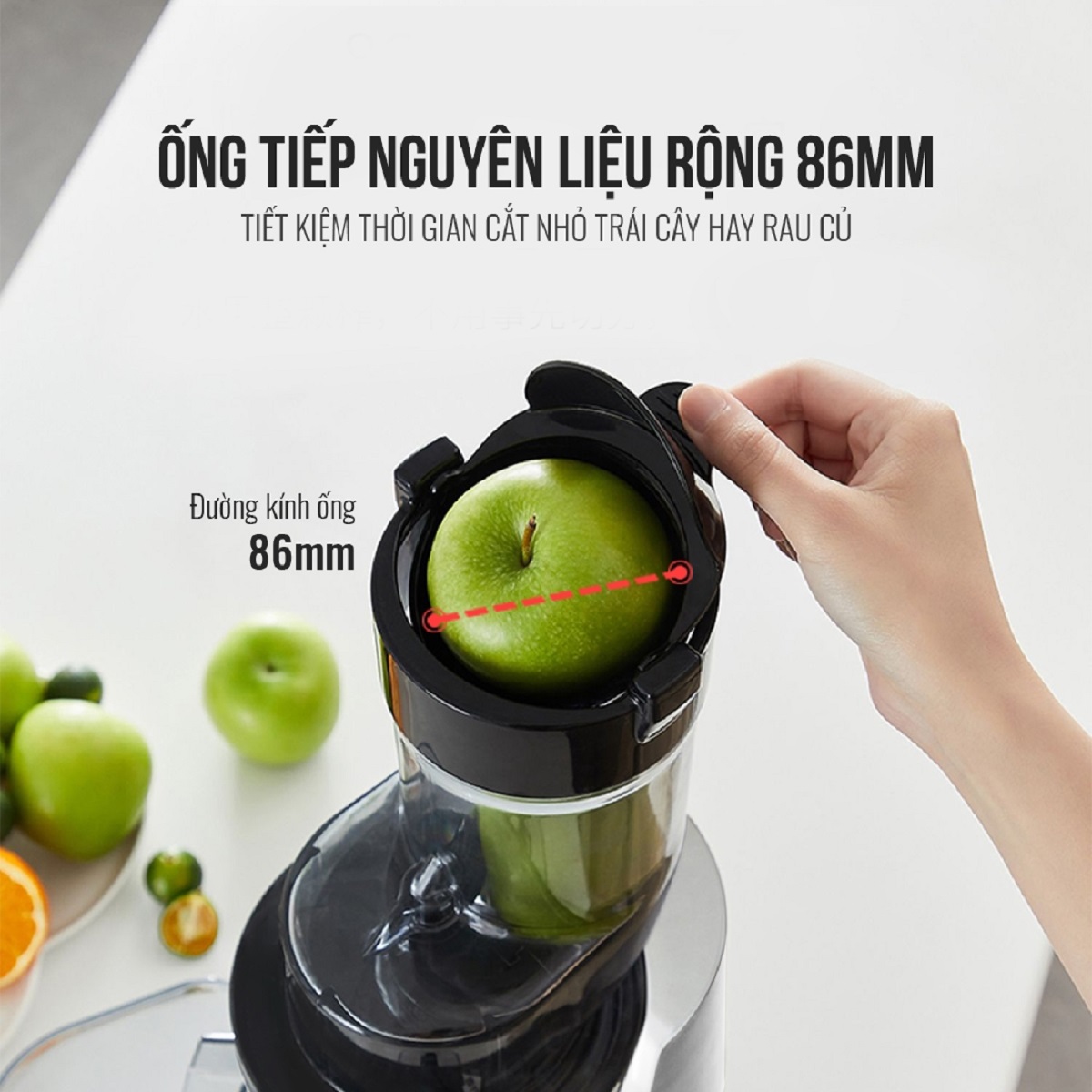 Ống nguyên liệu có kích thước lớn 86cm