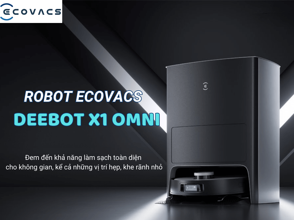 Robot lau nhà Ecovacs Deebot X1 Omni