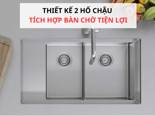Trọn bộ chậu Inox Häfele HS21-SSD2S90M (567.94.049)