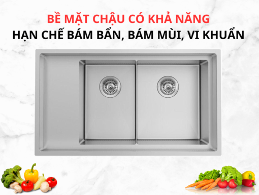 Trọn bộ chậu Inox Häfele HS21-SSD2S90M (567.94.049)