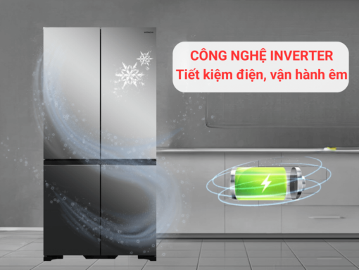 Tủ lạnh Hitachi R-WB640VGV0X