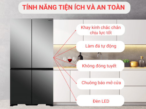 Tủ lạnh Hitachi R-WB640VGV0X
