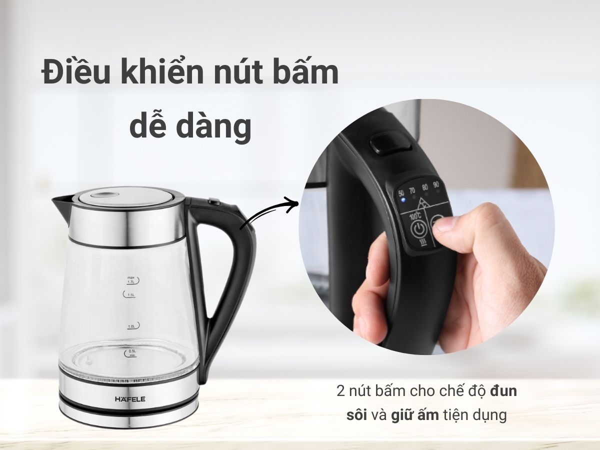 ấm đun nước hafele t-602c