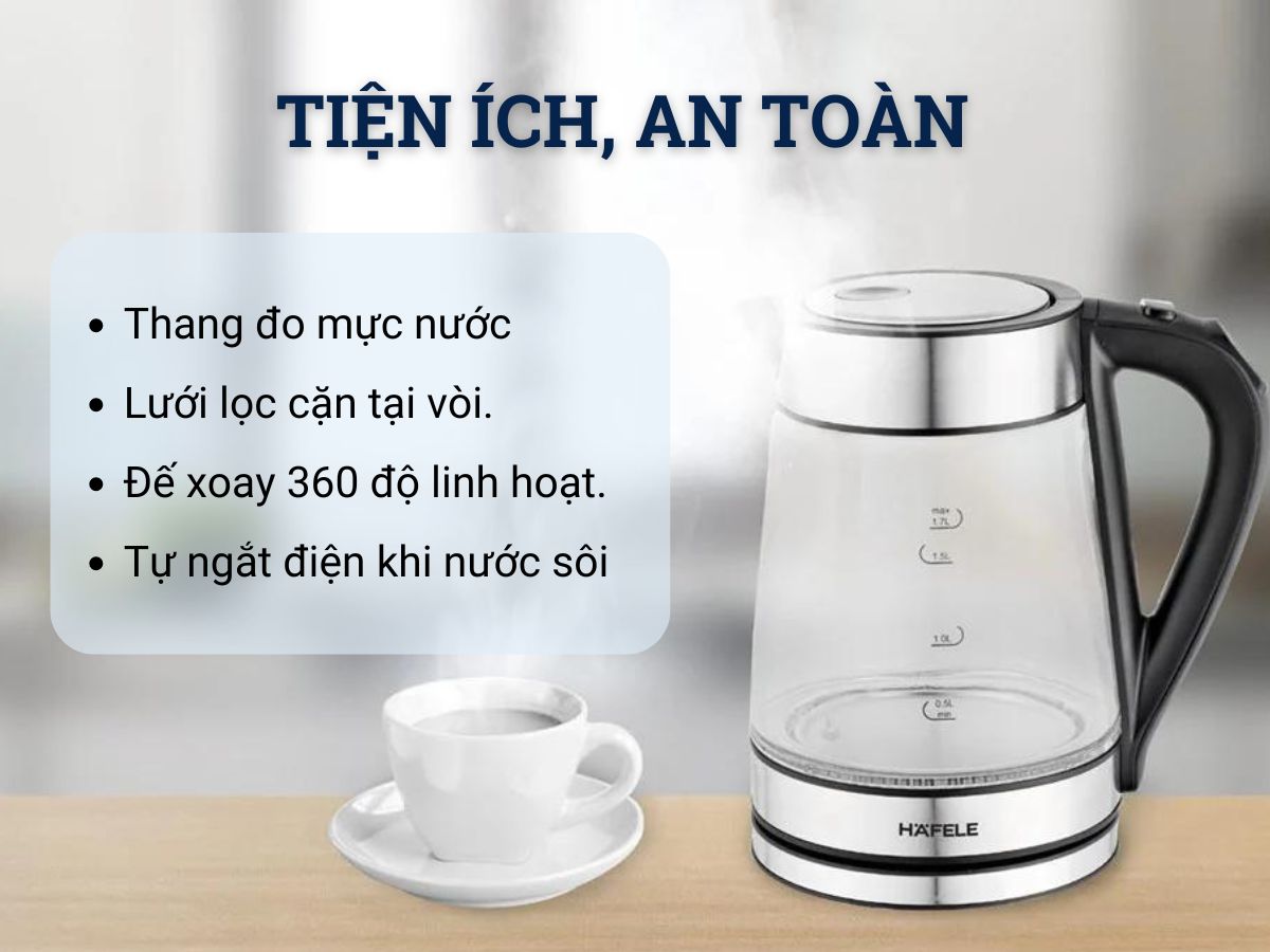 ấm đun nước hafele t-602c