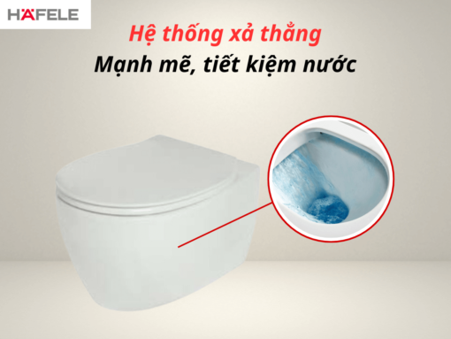 Bồn cầu treo tường Hafele Sapporo (588.79.410)