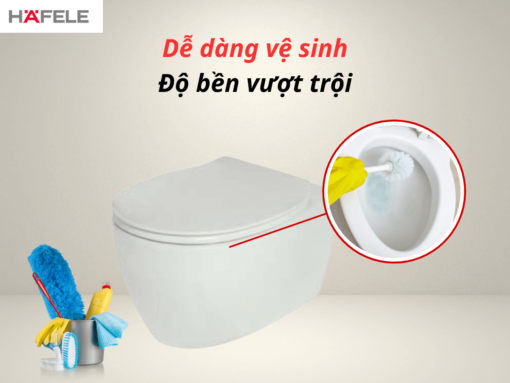 Bồn cầu treo tường Hafele Sapporo (588.79.410)