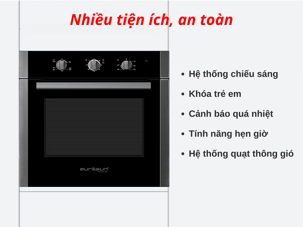 Lò nướng âm tủ Eurosun EOV65ME