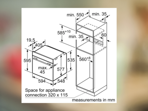 Lò Nướng Âm Tủ Bosch HBG634BB1B
