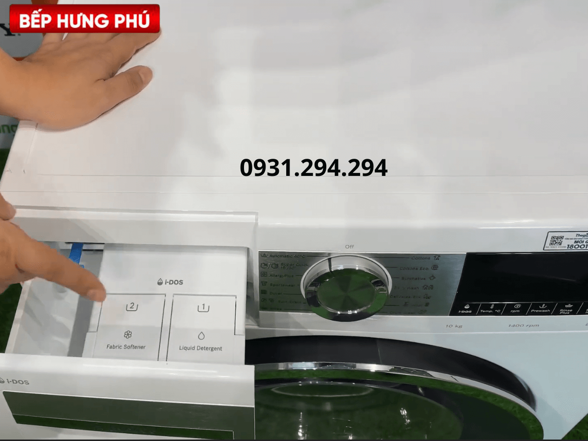 Ngăn giặt xã máy Giặt Bosch WGG254A0SG (10KG)