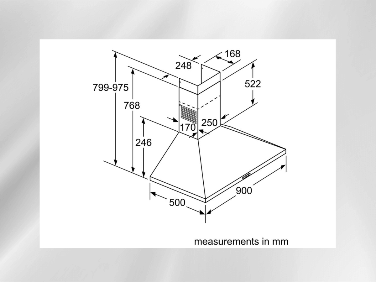 Máy hút mùi Bosch 90CM HMH.DWP96BC50B