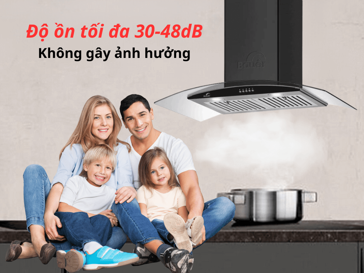 Máy hút mùi gắn tường Bauer BC 70EC3B