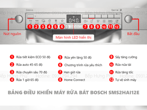 máy rửa bát độc lập bosch sms2hai12e (3) Máy rửa bát độc lập Bosch HMH.SMS2HAI12E