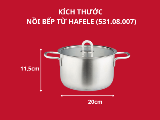 Nồi bếp từ Hafele (531.08.007)