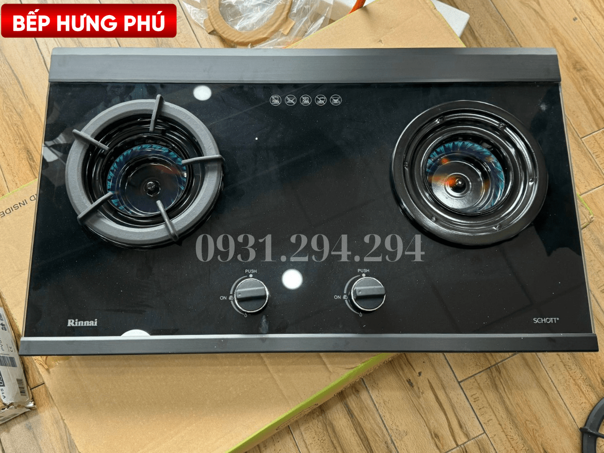 Bếp gas âm Rinnai RVB-2SCHi(SB)