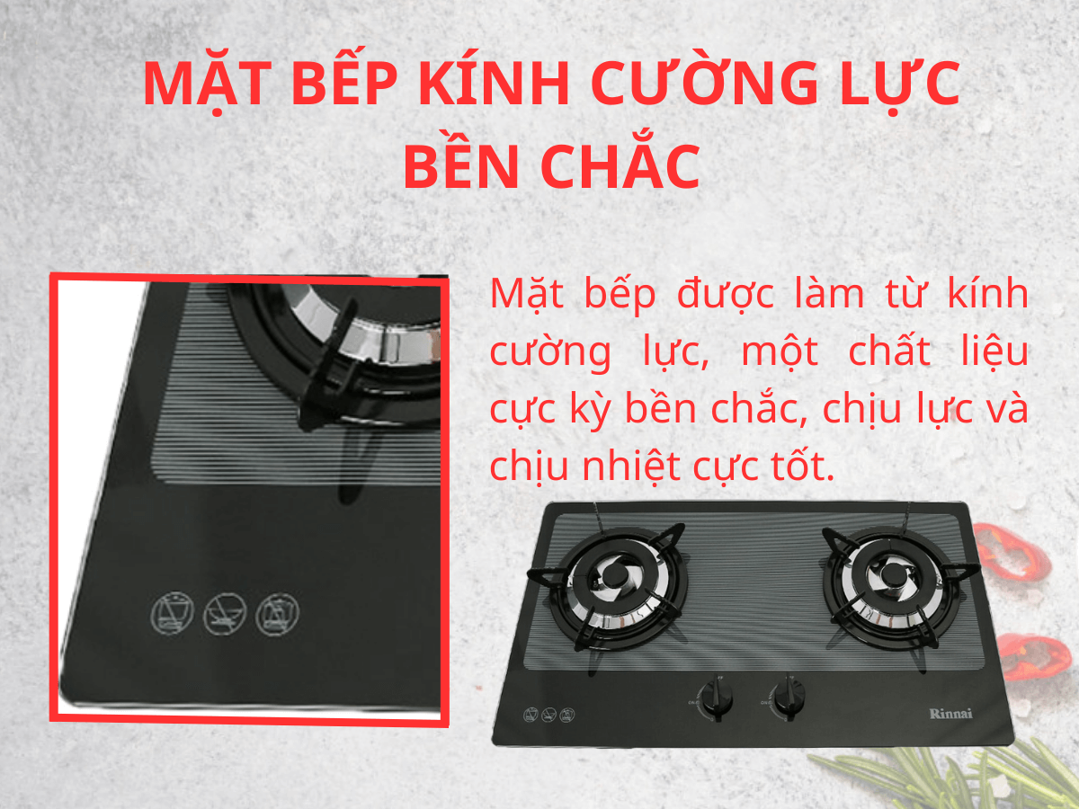 Bếp gas Rinnai RVB-2BG(L)N