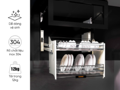 Giá bát đĩa nâng hạ Garis GL06E