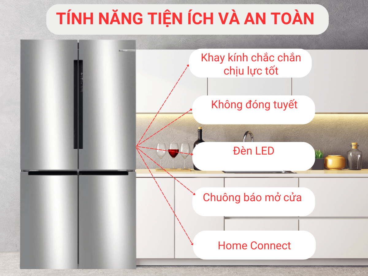 Tủ lạnh Bosch KFN96AEPAG